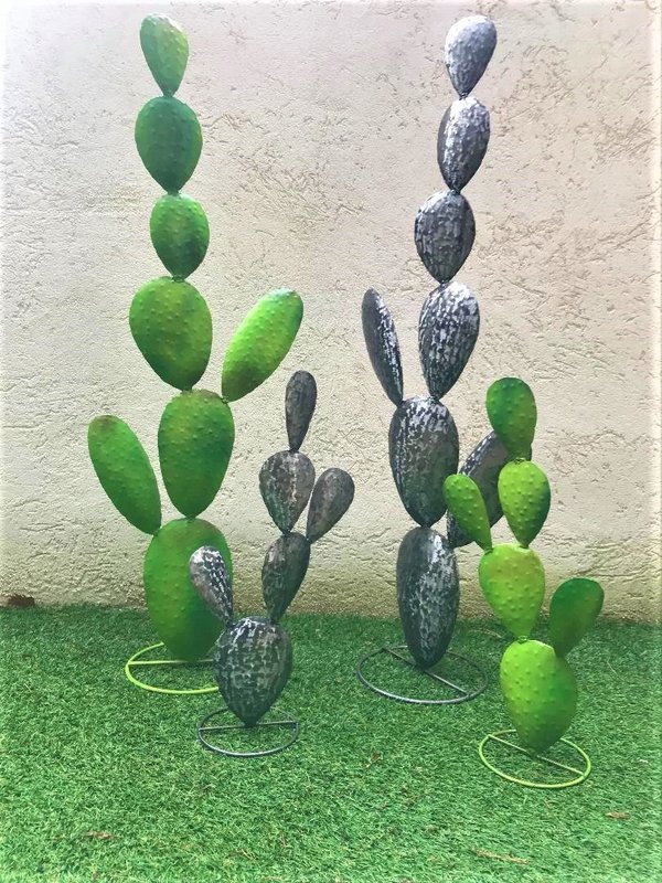 Cactus acier 100 cm